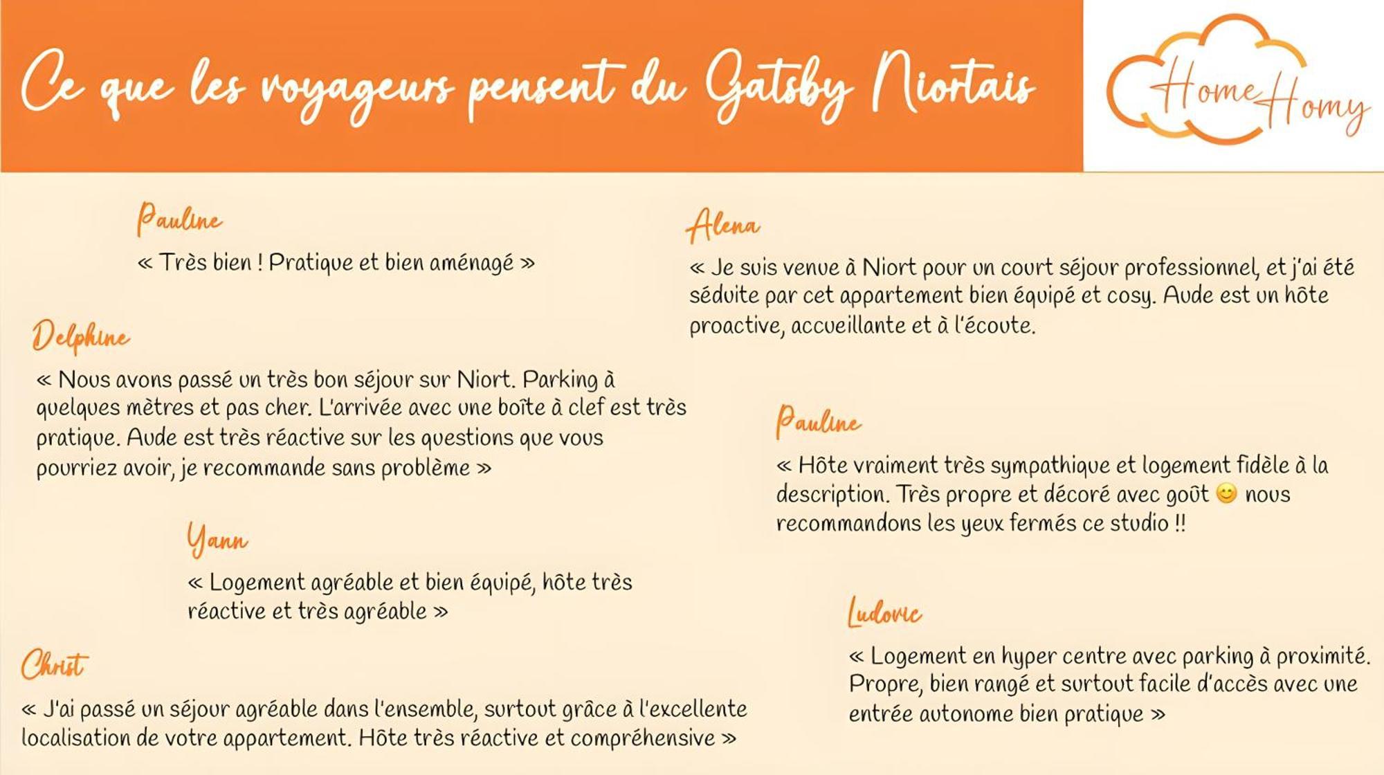 Apartment Le Gatsby Niortais - Homy Niort